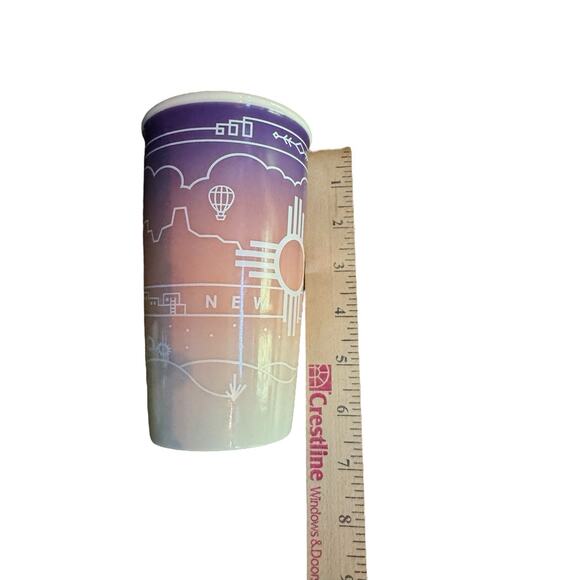 Starbucks New Mexico Ceramic Mug Purple Ombre 2016 NO LID HAS CHIPS READ NOTE - Picture 9 of 9
